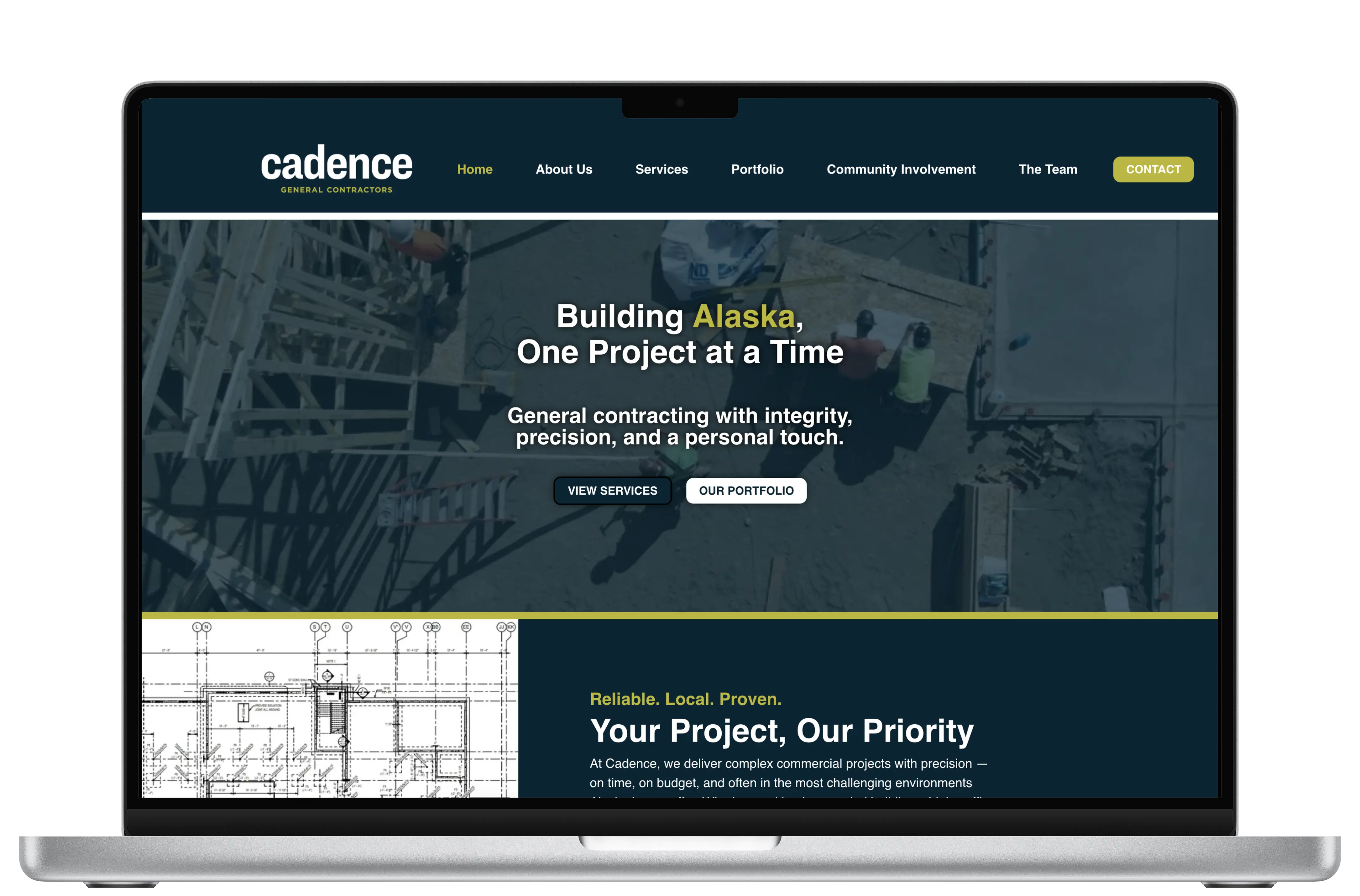screenshot of Cadence General's website by Pixel49
